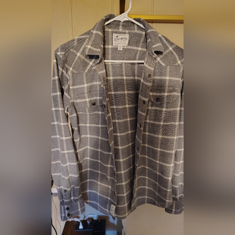 Lucky brand Flannel Saturday Stretch